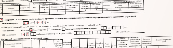 ЕФС-1 подраздел 1.3 | Время бухгалтера